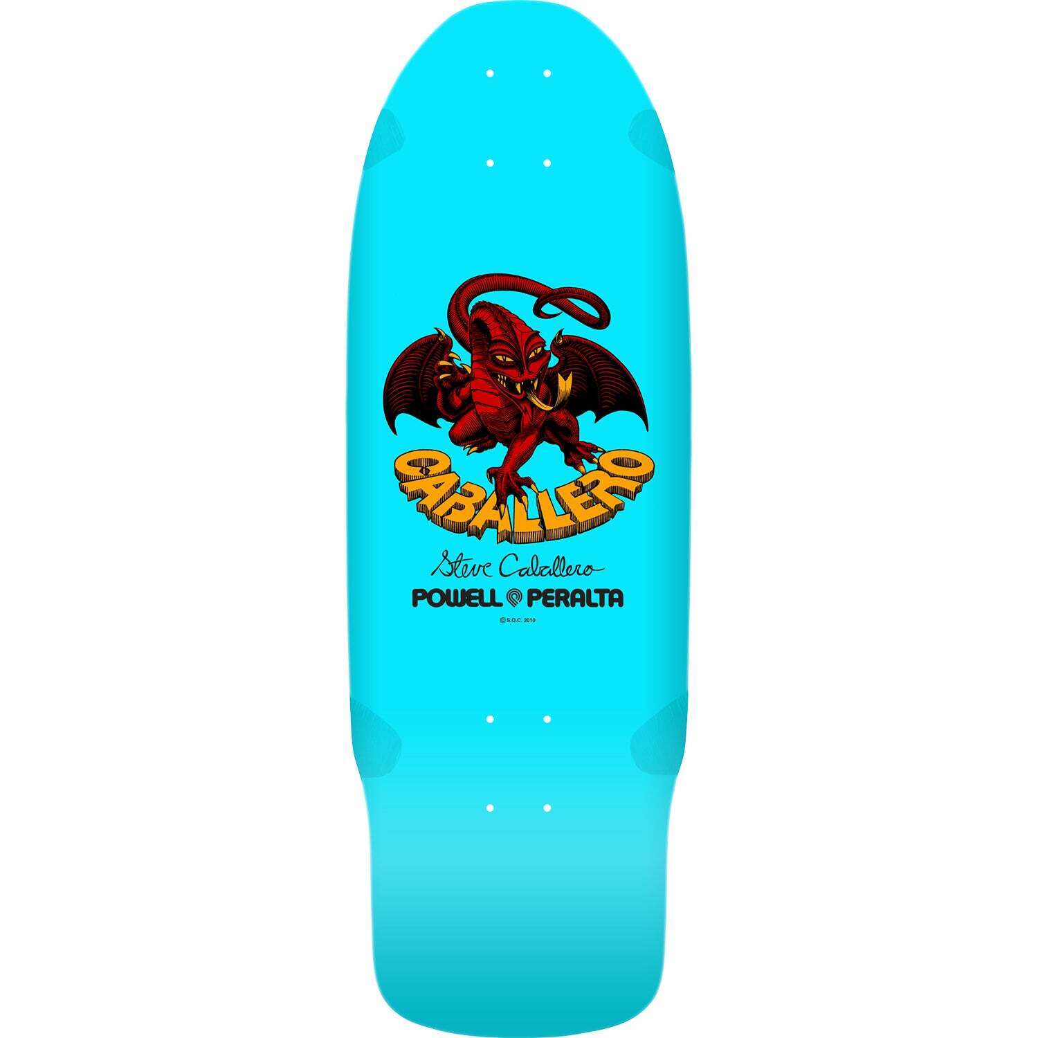 Powell Peralta Bones Brigade Series 15 Steve Caballero Light Blue Skateboard Deck (10.09