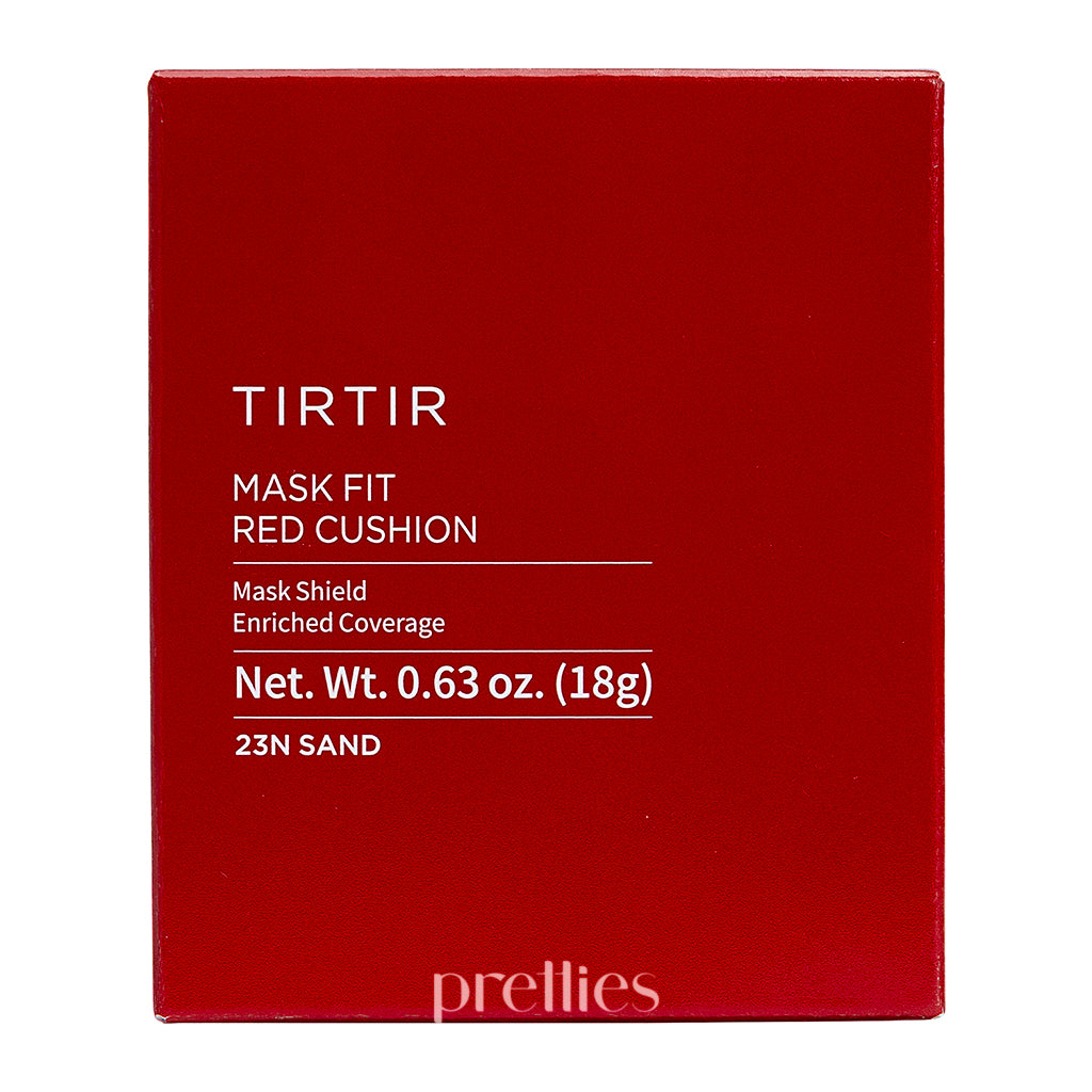 TIRTIR Mask Fit Red Cushion SPF40 PA++ Foundation - 18g/0.63oz, Shade 23N Sand | Hydrating, Long-Lasting Coverage for Daily Makeup & On-The-Go Touch Ups