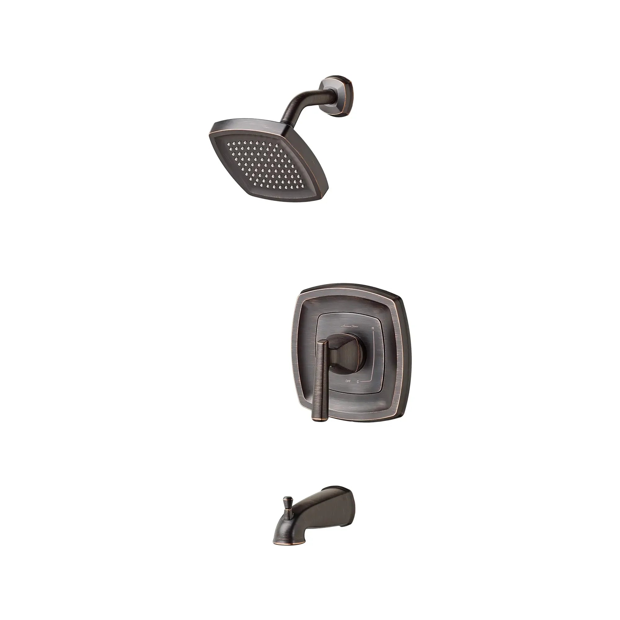 Edgemere® 1.8 GPM Water Saving Shower Trim Kit with Ceramic Pressure Balance Cartridge & Lever Handle - Perfect for Bathroom Renovation & Water Conservation