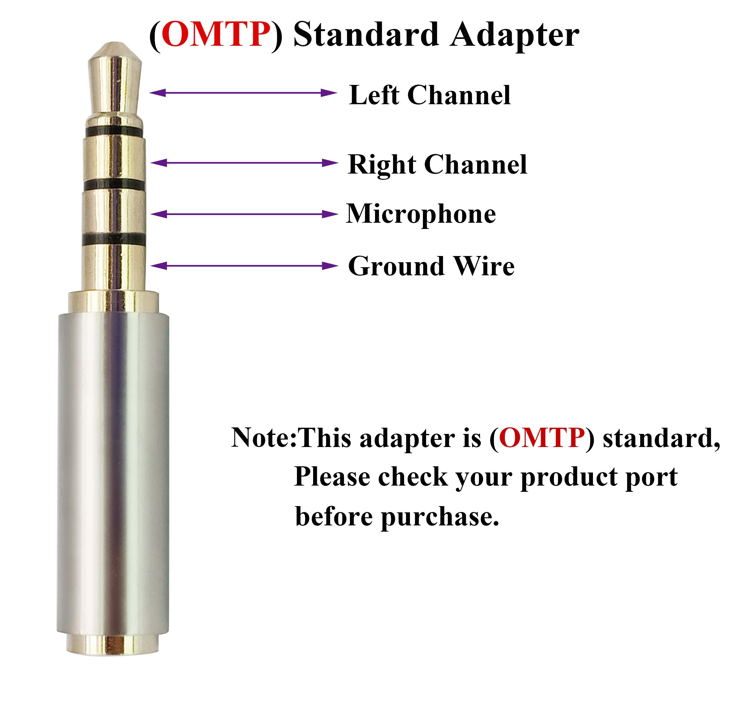 3.5mm to 2.5mm Headphone Adapter - 4-Pole Male to Female Stereo Audio Converter - Metal Shell - Compatible with Headset, Earphone, Microphone (2 Pack) - Perfect for Gaming, Music, and Professional Audio Equipment