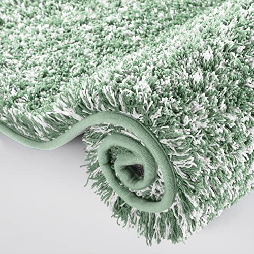 Light Green and White
