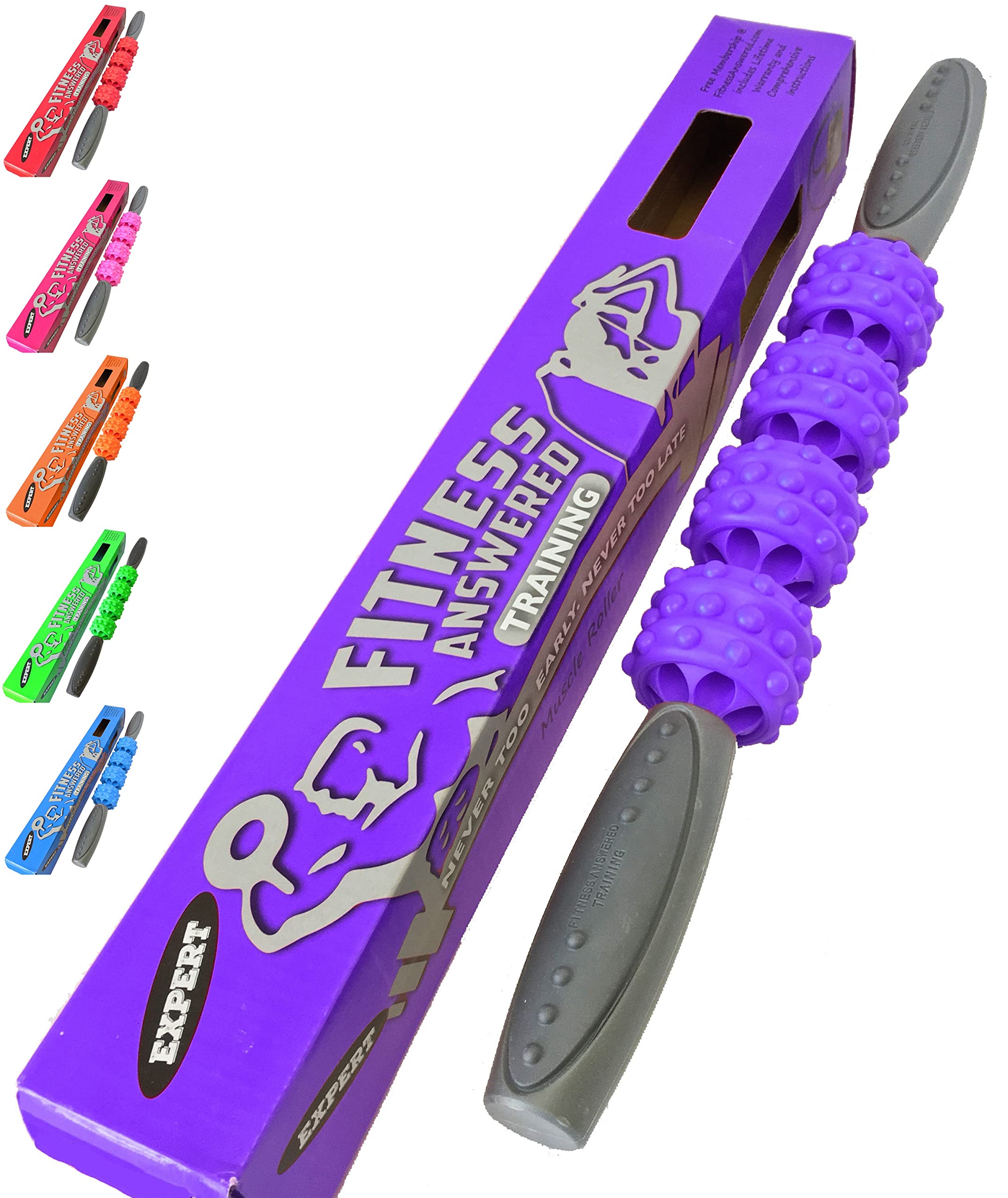 Premium Muscle Roller Stick for Deep Tissue Massage - 16.75