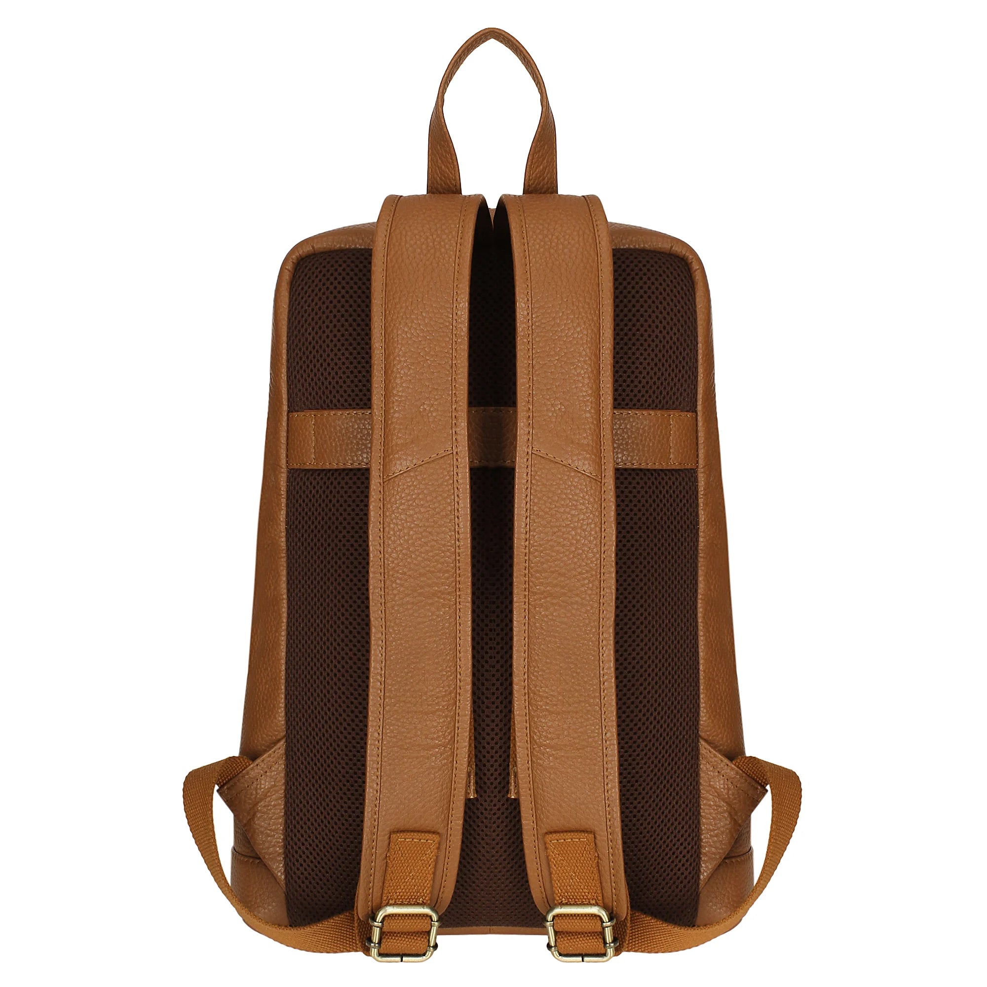 Genuine Leather Backpack for Men & Women - Durable Travel Rucksack with Adjustable Shoulder Straps - Perfect for Commuting, Hiking, and Business Trips