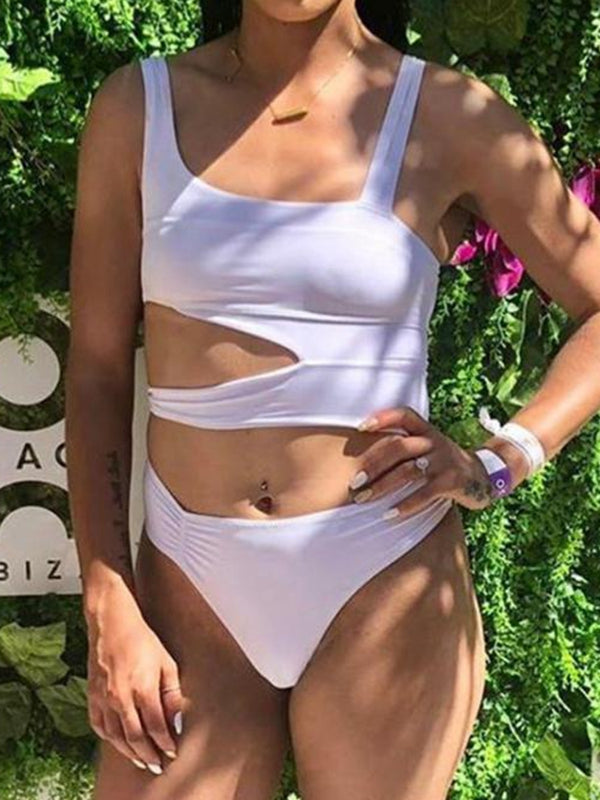 ZASUWA Women's Sexy Cutout One Piece Swimsuit - Stylish & Unique Design for Beach, Pool, and Summer Vacations