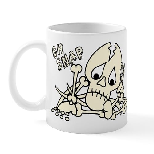 White - OH SNAP! Halloween Skeleton Mug
