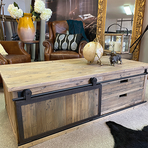 Barrett Modern Coffee Table - Mid Century Style Living Room Furniture for Small Spaces - Perfect for Home, Office, and Lounge Decor