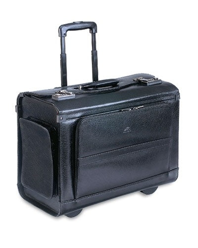 Mancini Wheeled Catalog Case - Rolling File Organizer for Office, School & Travel - Durable Storage Solution for Documents, Files & Supplies