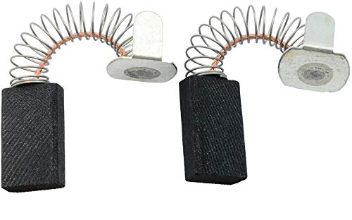Premium Carbon Brushes 0214 for Black & Decker Grinder HD2150 AG/C - Replacement Brushes with Spring, Cable & Connector - Perfect for Power Tool Maintenance & DIY Projects
