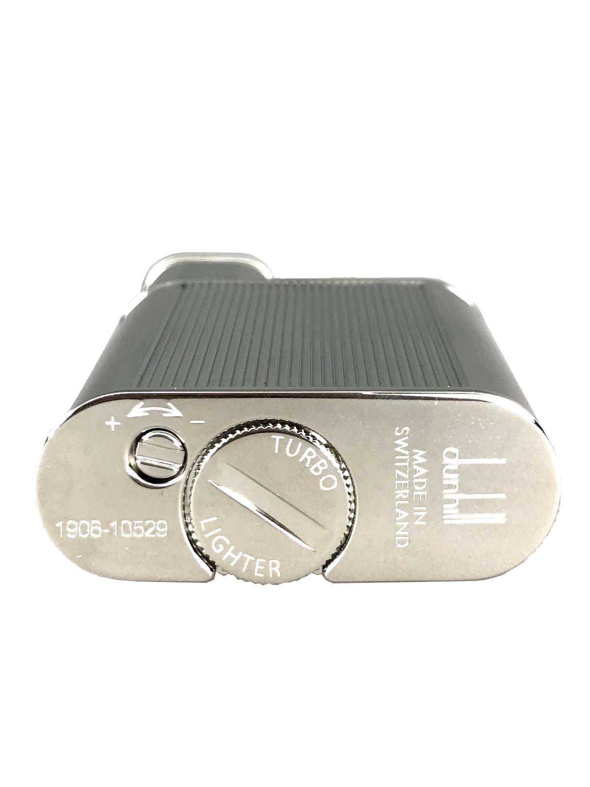 Dunhill Unique Turbo Lines Flint Lighter - Premium Windproof Butane Lighter for Cigars, Cigarettes & Outdoor Use - Perfect for Smoking, Camping & Travel Accessories
