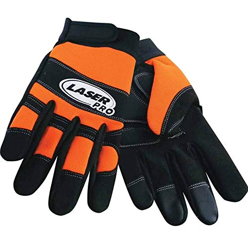 Chainsaw Pro Series Work Gloves - 14-Layer Cut Resistant Left Hand Protection (Medium) - Ideal for Woodcutting, Landscaping & Heavy-Duty Construction Work