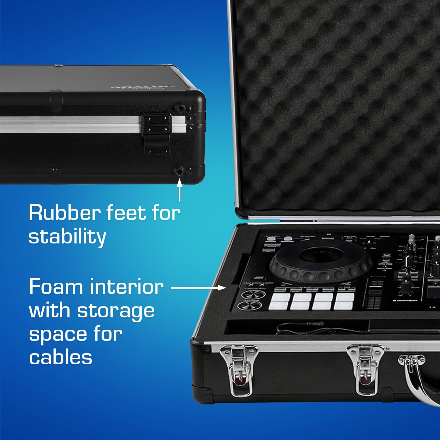 Pioneer DJ DDJ-800 Hard Carrying Case - Ultra Lightweight UNISON Protection for DJ Controllers | Perfect for Gigs, Travel & Studio Use