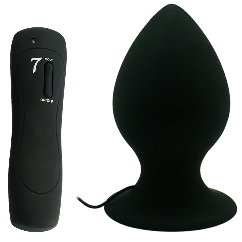 7 Speed Vibrating Anal Plug for Men & Women - Remote Control, Waterproof, Rechargeable - Perfect for Couples Play & Solo Pleasure