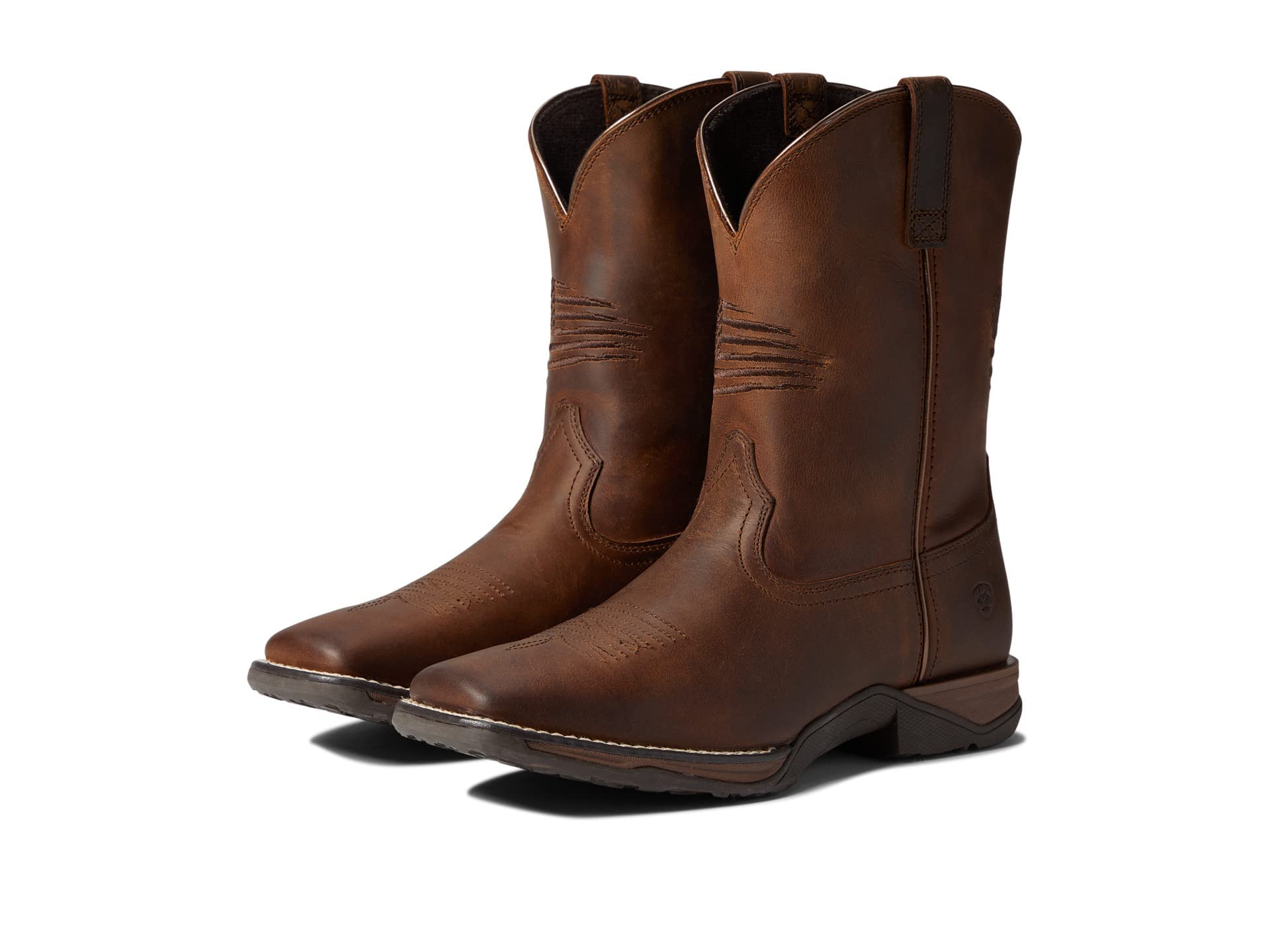 Ariat Unisex Kids' Anthem Patriot Western Boot - Durable Leather Cowboy Boots for Boys & Girls - Perfect for Rodeo, Horseback Riding & Country Fashion