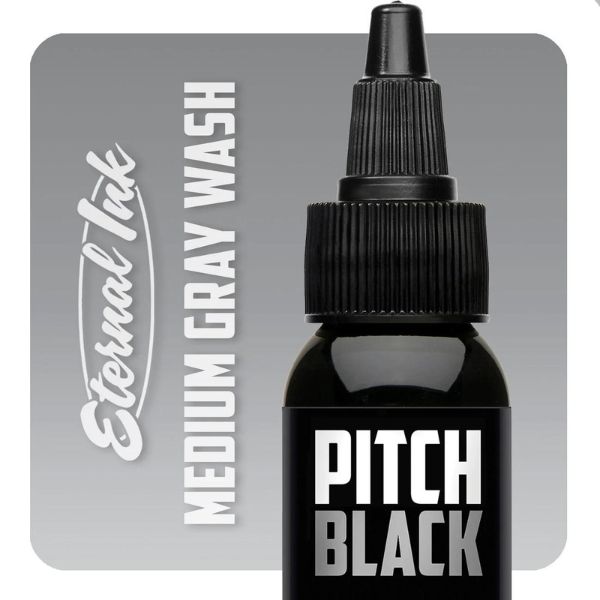 Eternal Pitch Black Gray Wash Set - Premium Hair Dye Kit for Dark Gray & Black Hair - Perfect for Salon & At-Home Hair Coloring