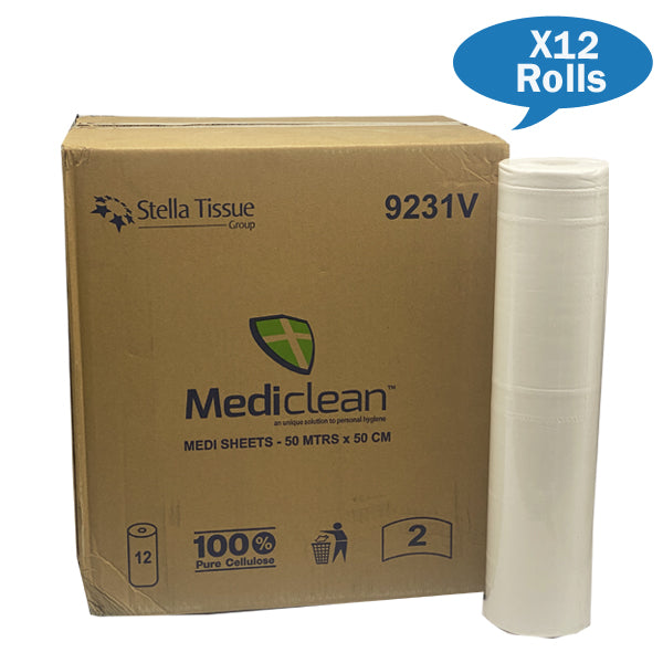 MediClean Premium Disposable Medical Bed Sheets - Waterproof & Absorbent for Hospitals, Clinics, and Home Care - Ideal for Patient Comfort and Hygiene Protection
