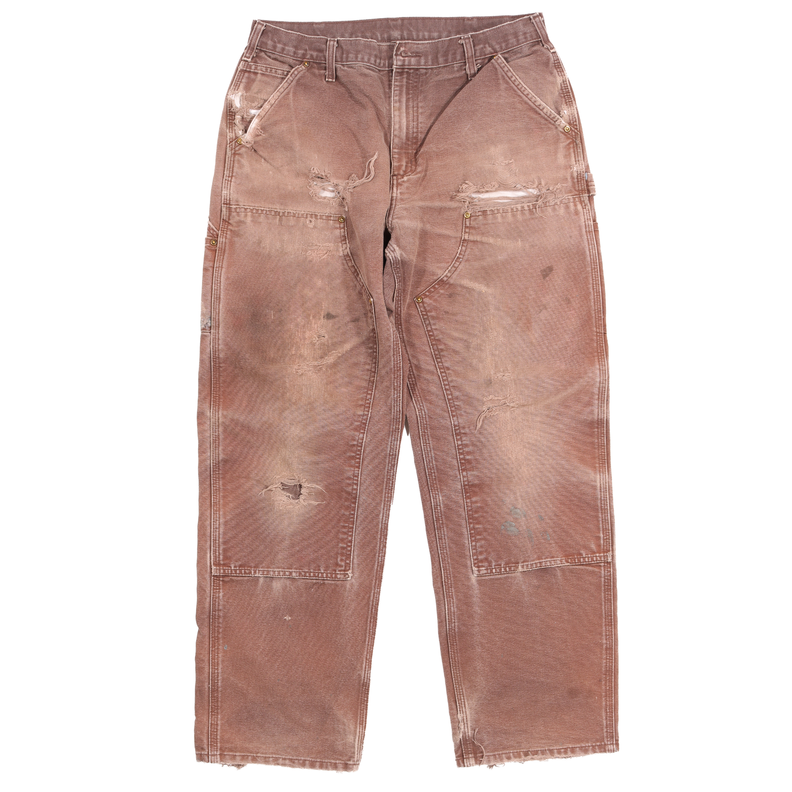 Vintage 1990s Carhartt Work Pants for Men - Durable Heavy Duty Workwear for Construction, Carpentry & Outdoor Jobs - Classic Fit Cotton Canvas Trousers