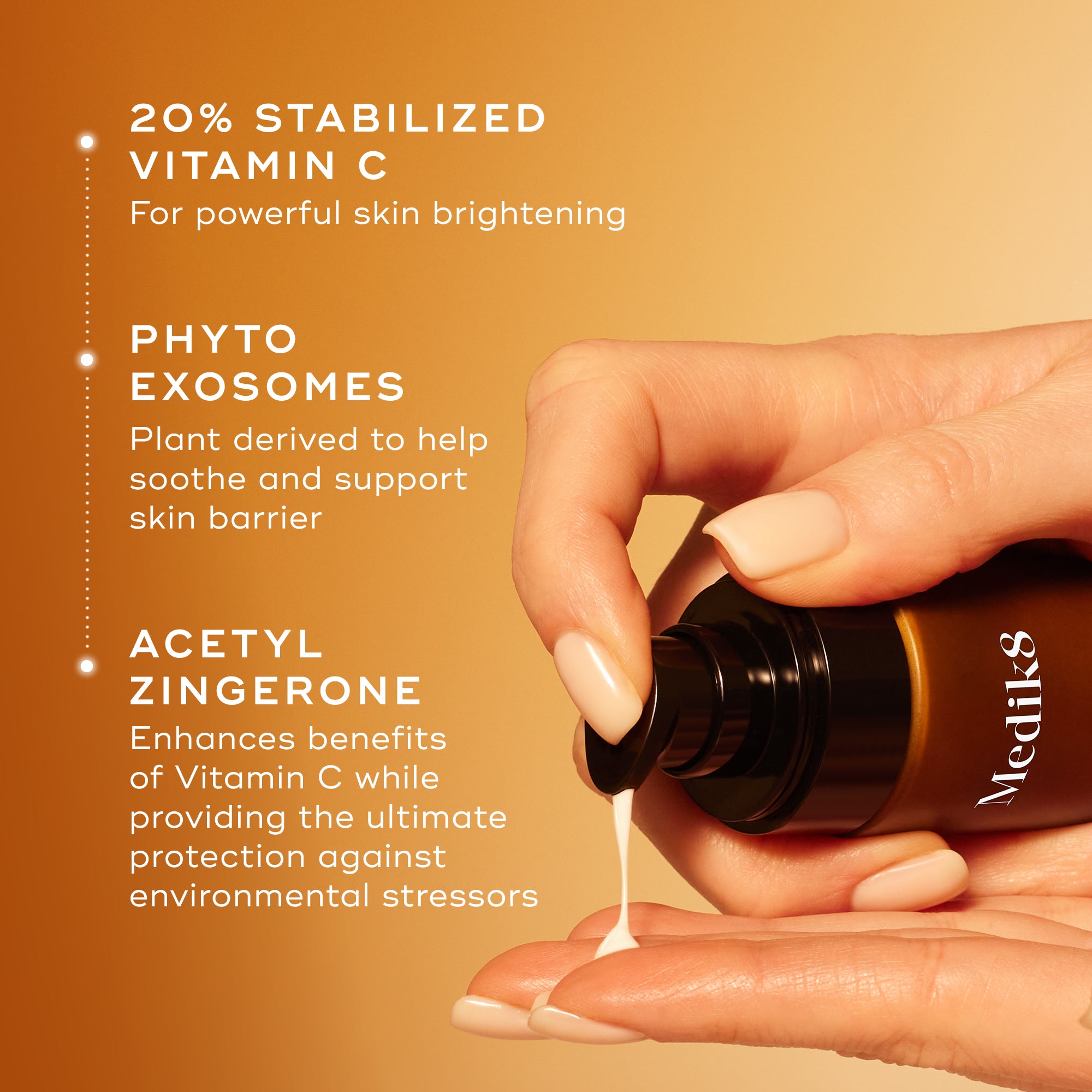 C Tetra™ Advanced Gel Serum - Vitamin C Brightening & Hydrating Face Serum for Glowing Skin | Day & Night Use for All Skin Types