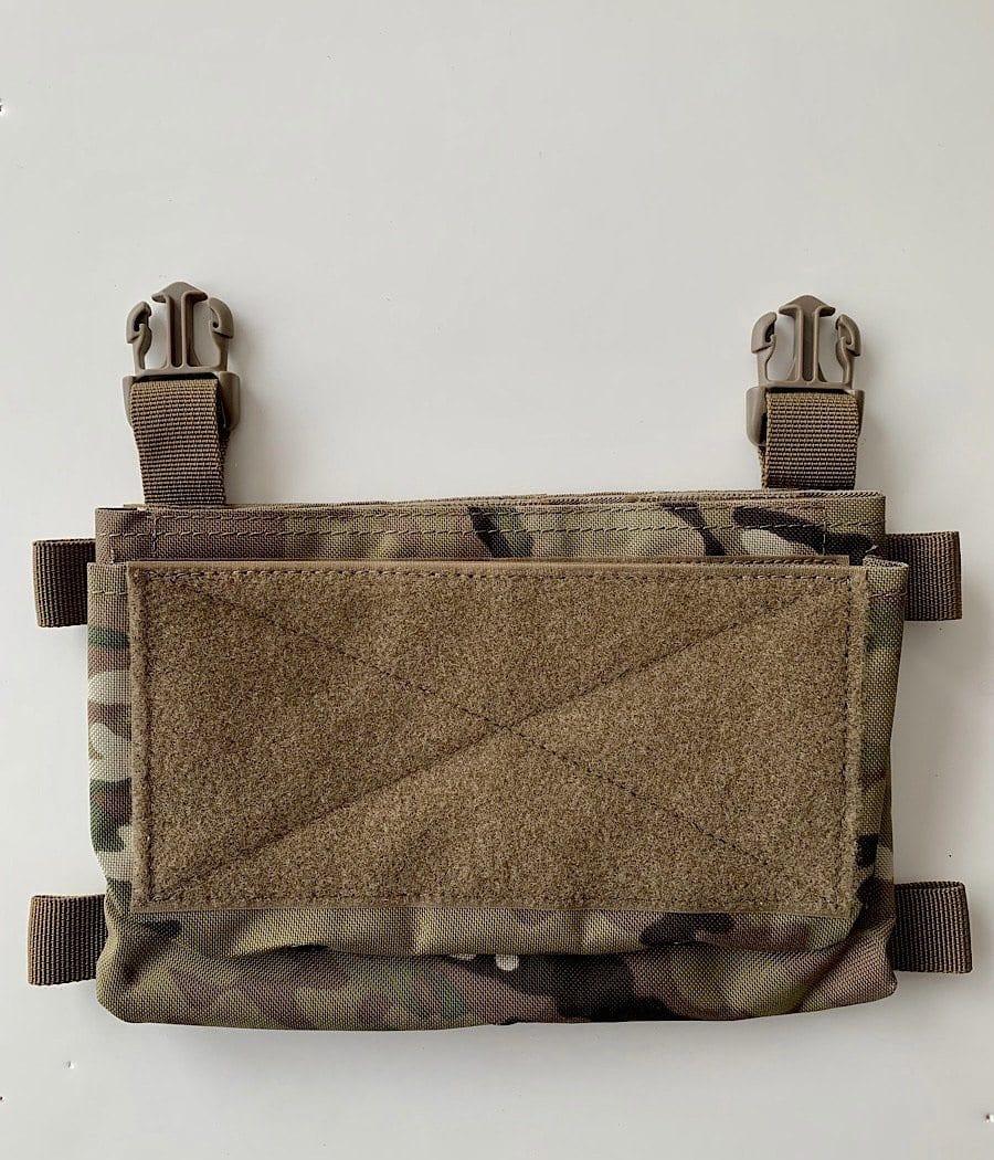 Modular Front Panel for QRF Plate Carrier - Tactical Molle Vest Accessory for Military & Airsoft - Perfect for Outdoor Training & Combat Simulation