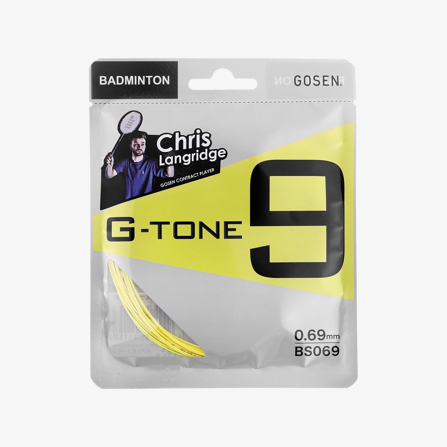 Gosen G Tone 9 10m Badminton String (6 Colors) - High Performance Racket String for Competitive Play & Training