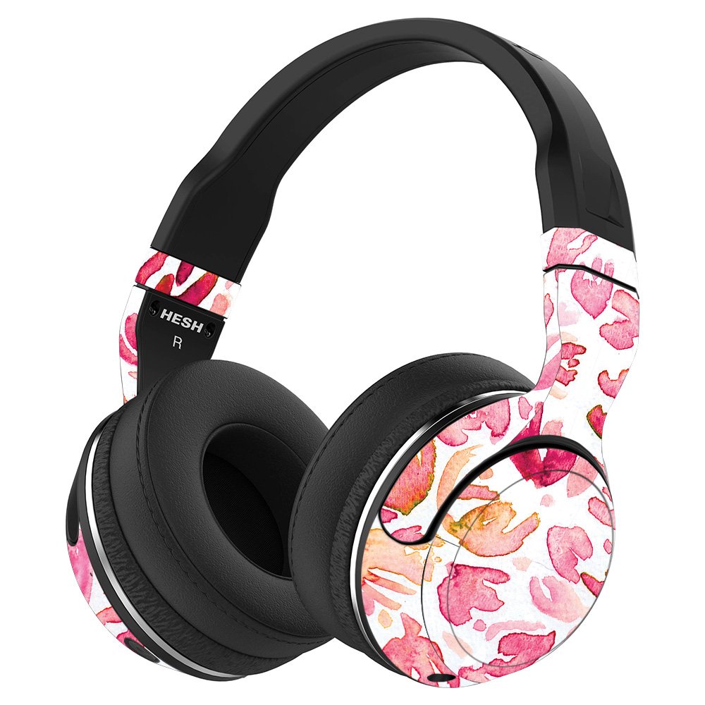MightySkins Vinyl Wrap Cover for Skullcandy Hesh 2 Wireless Headphones - Pink Petals Design | Protective & Durable Skin | Easy to Apply & Remove | Made in USA | Perfect for Customization, Travel & Daily Use