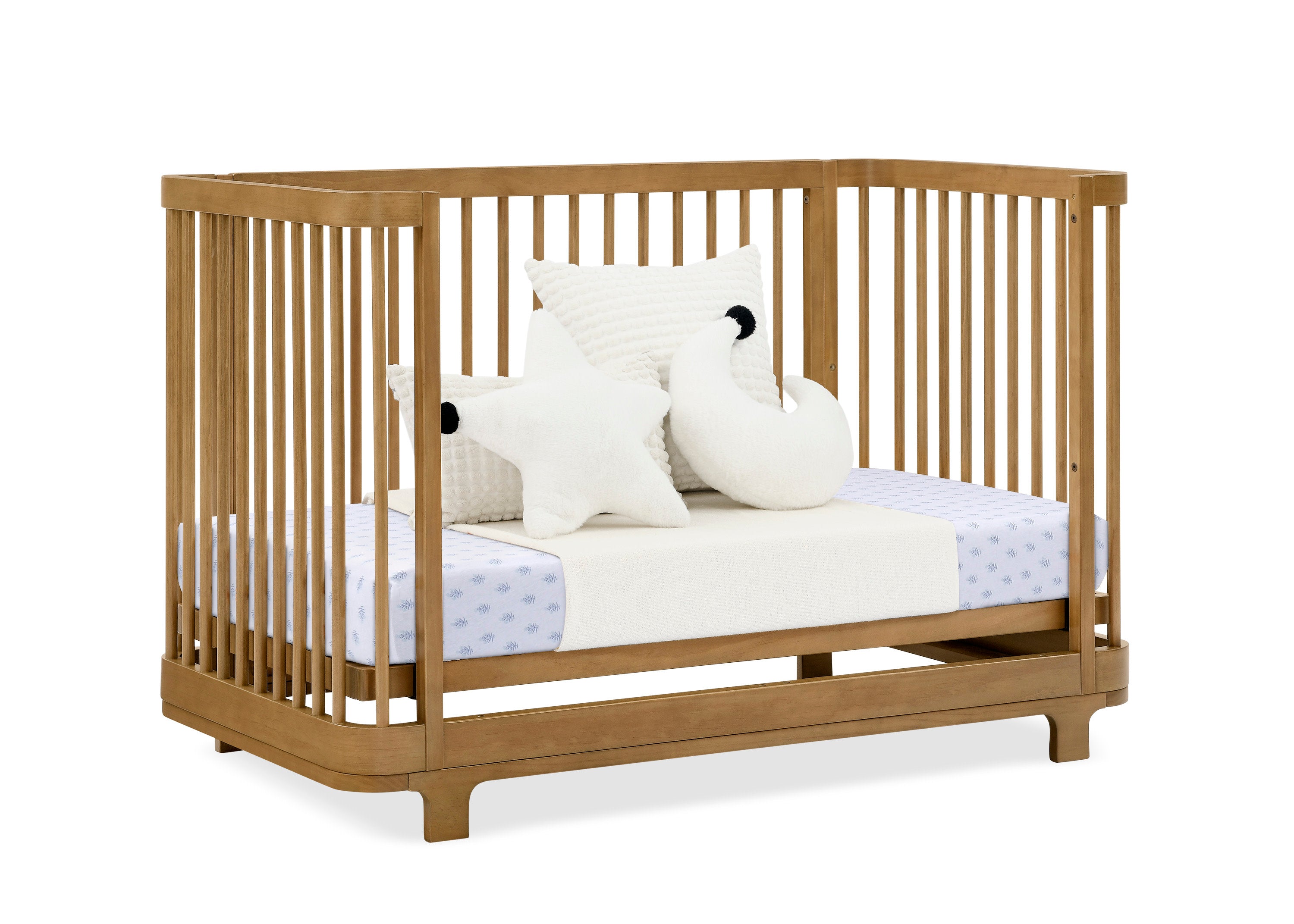 Nest 4-in-1 Convertible Baby Crib - Toddler Bed, Daybed & Full-Size Bed - Safe Nursery Furniture for Newborn to Teen - Perfect for Bedrooms, Daycare & Guest Rooms