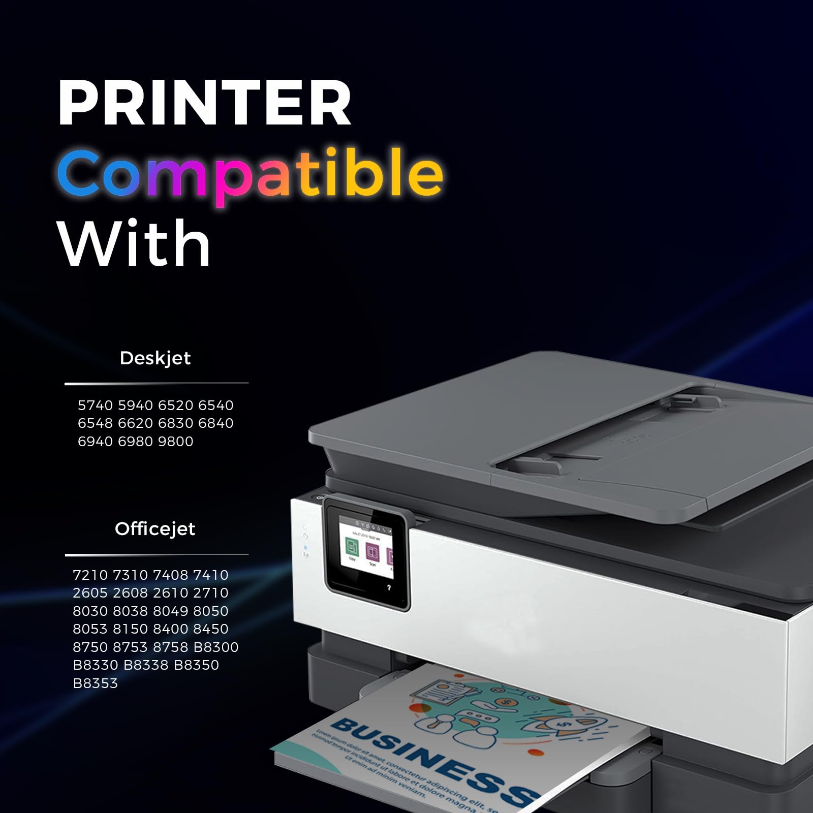 HP 96 Black Ink Cartridge Replacement (2-Pack) - Compatible with HP Deskjet 6940, 6980, 6988 Printers - High-Quality Ink for Home & Office Printing