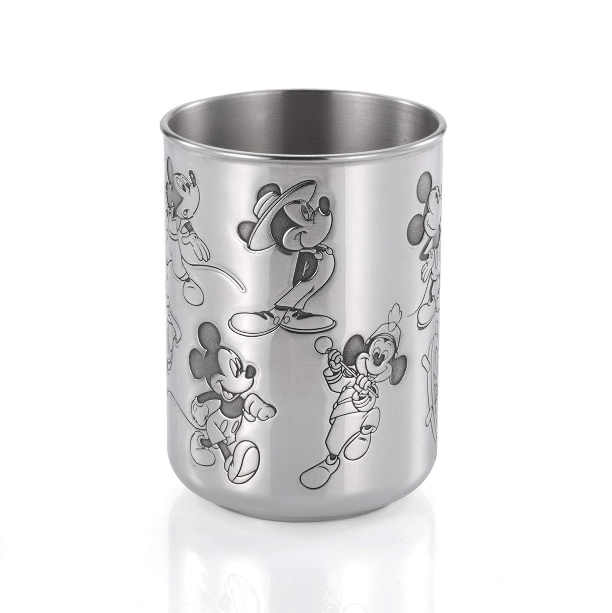 Royal Selangor Handcrafted Pewter Mickey Through The Ages Tumbler - 90th Anniversary Limited Edition Gift for Disney Fans, Collectors & Coffee Lovers - Perfect for Home, Office & Disney-Themed Parties
