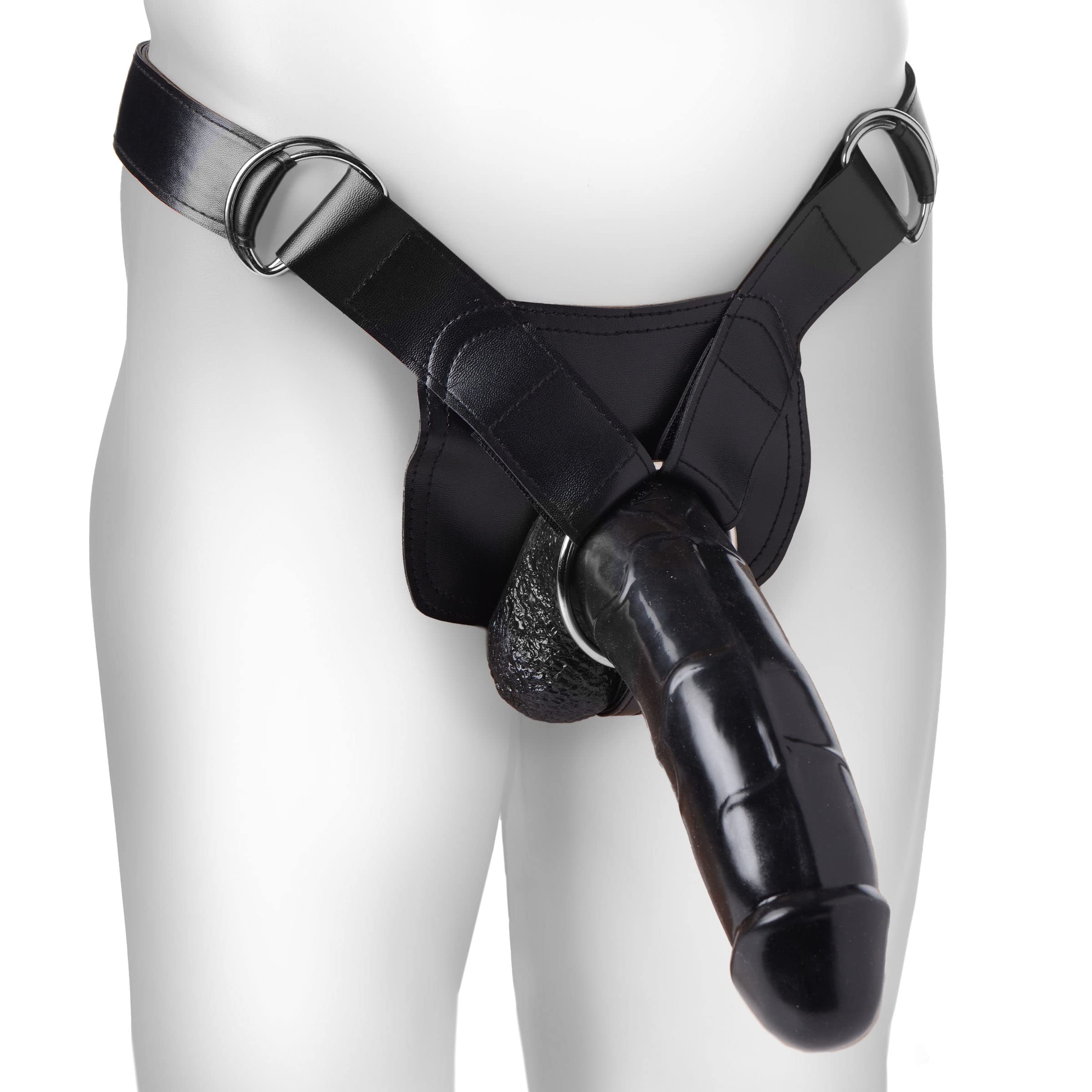 Master Series AF232 Strap-On Hollow Dildo - Premium Silicone Sex Toy for Women & Couples - Enhance Intimacy & Role Play in Bedroom or BDSM Scenes