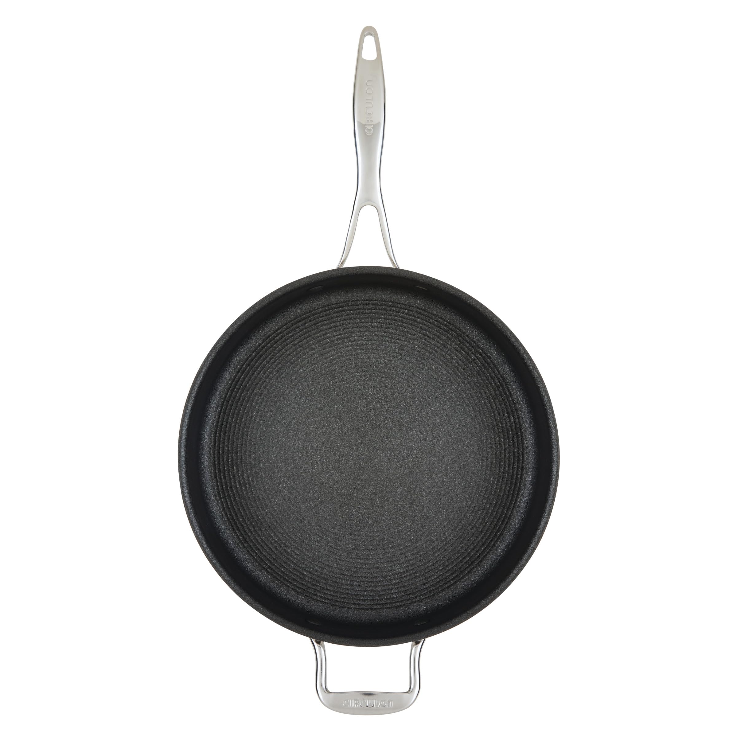 Circulon C1 Series 5-Quart Stainless Steel Nonstick Saute Pan with Lid – Induction Compatible, ScratchDefense Technology, Metal Utensil Safe – Perfect for Searing, Stir-Frying & Everyday Cooking