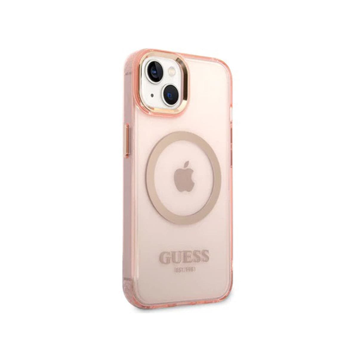 GUESS iPhone 14 Plus Ring Edition Phone Case - Slim Protective Cover with Finger Strap for Women & Men - Perfect for Work, Travel, and Daily Use
