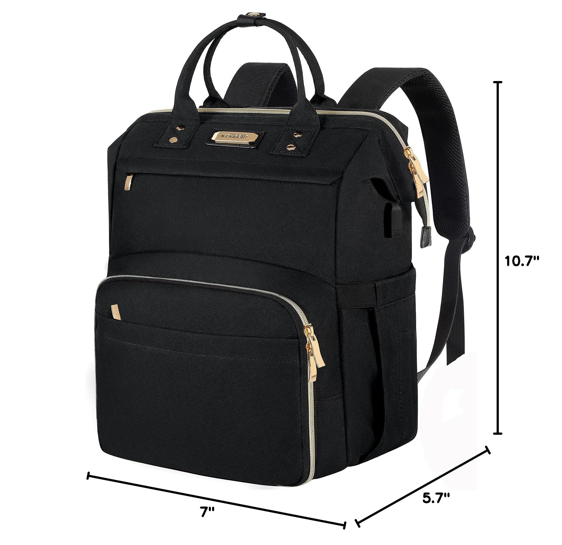 Insulated Lunch Bag Backpack with USB Port - Leakproof Cooler Backpack for Work, School & Travel - Fits 15.6 Inch Laptop (Men & Women) - Perfect for Office, Picnics & Commuting
