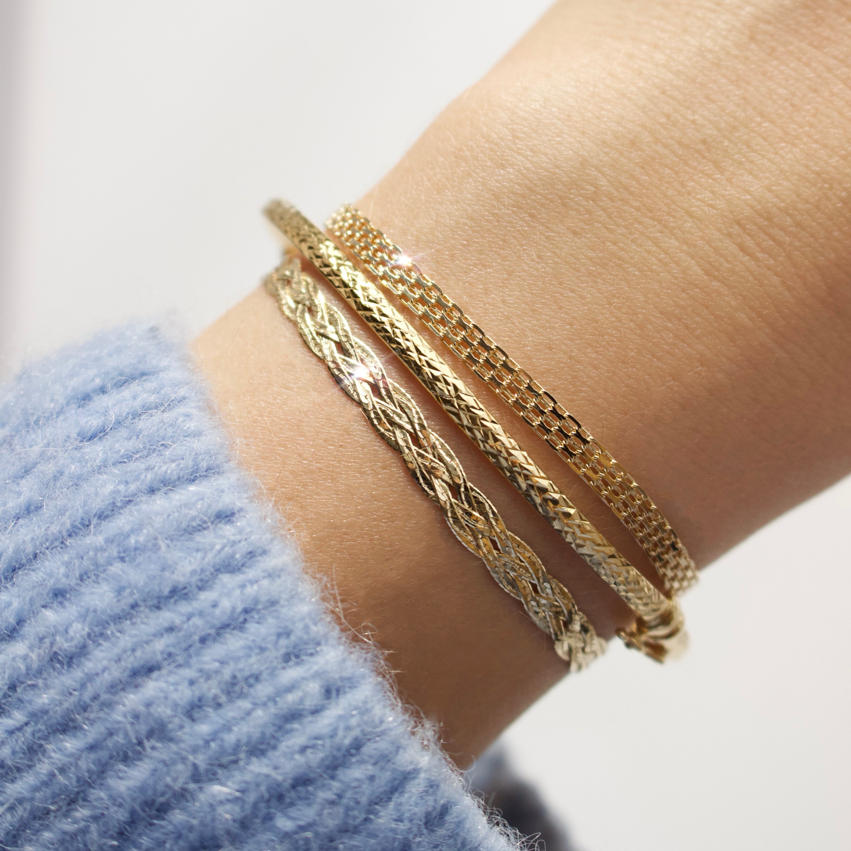 Braided Bismark Chain Bracelet for Women - Elegant Gold & Silver Jewelry for Everyday Wear, Gifts & Special Occasions
