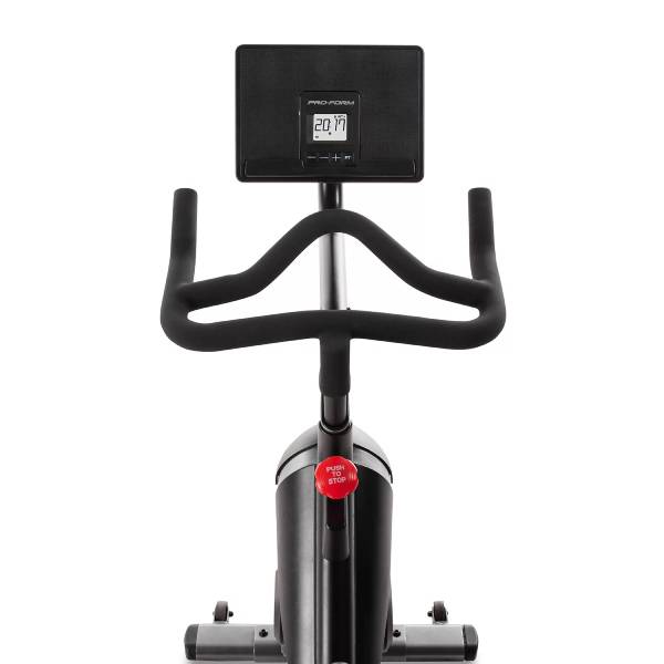 ProForm Sport CX Stationary Exercise Bike with 3 Lb. Dumbbells - Home Gym Cardio Workout Equipment for Indoor Cycling & Strength Training