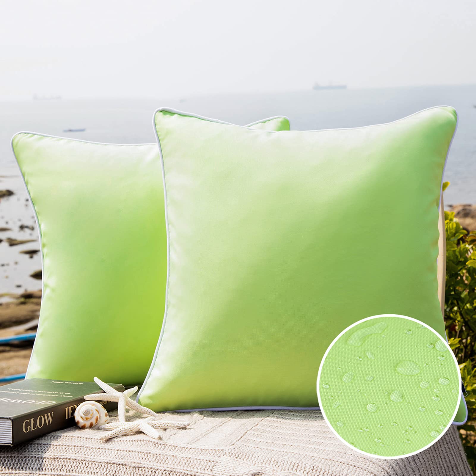 Waterproof Outdoor Pillow Covers 18x18