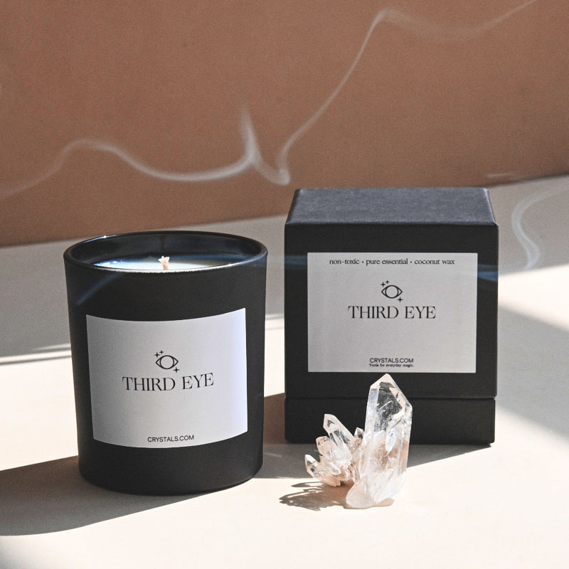 Calm Down Third Eye Candle Duo - Aromatherapy Soy Wax Candles for Meditation, Relaxation & Stress Relief - Perfect for Yoga, Spa & Home Decor