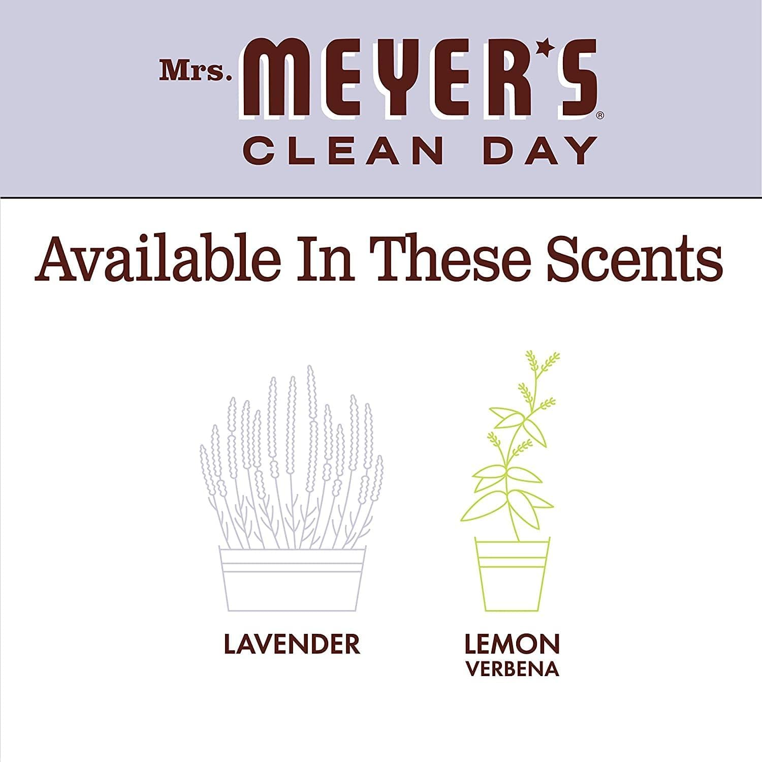 Mrs. Meyer's Clean Day Lavender Window Spray - 24 Oz (Pack of 6) | Streak-Free Glass Cleaner for Windows, Mirrors & Glass Surfaces | Eco-Friendly, Cruelty-Free Household Cleaning Solution