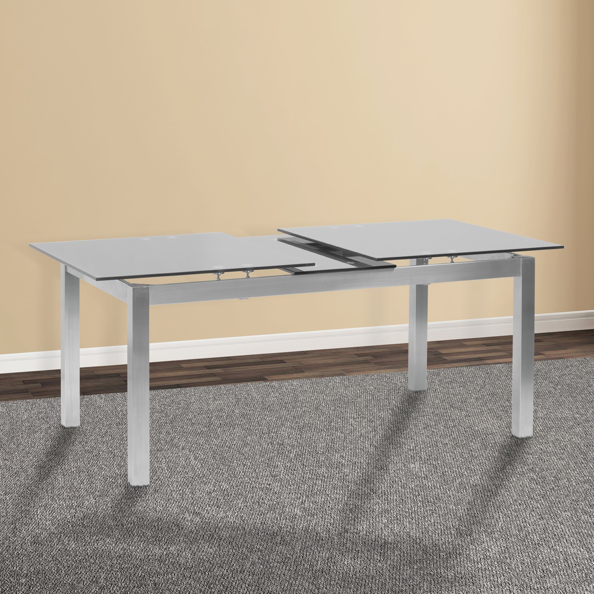 Padrige Gray Dining Table - Modern & Stylish for Home, Kitchen, or Dining Room