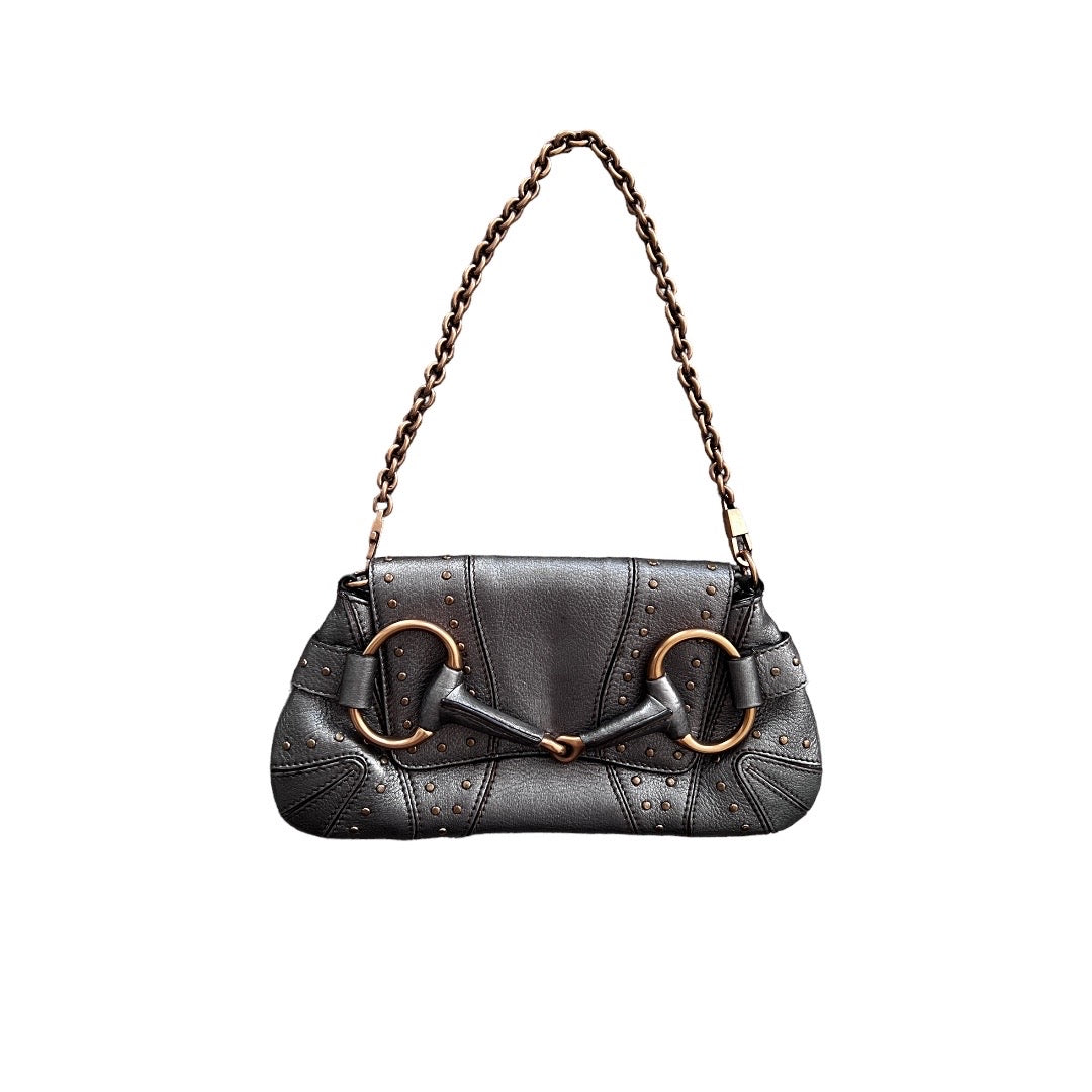 Gucci Vintage Horsebit 1955 Small Chain Bag - Luxury Leather Crossbody Purse for Women, Perfect for Date Night & Evening Events