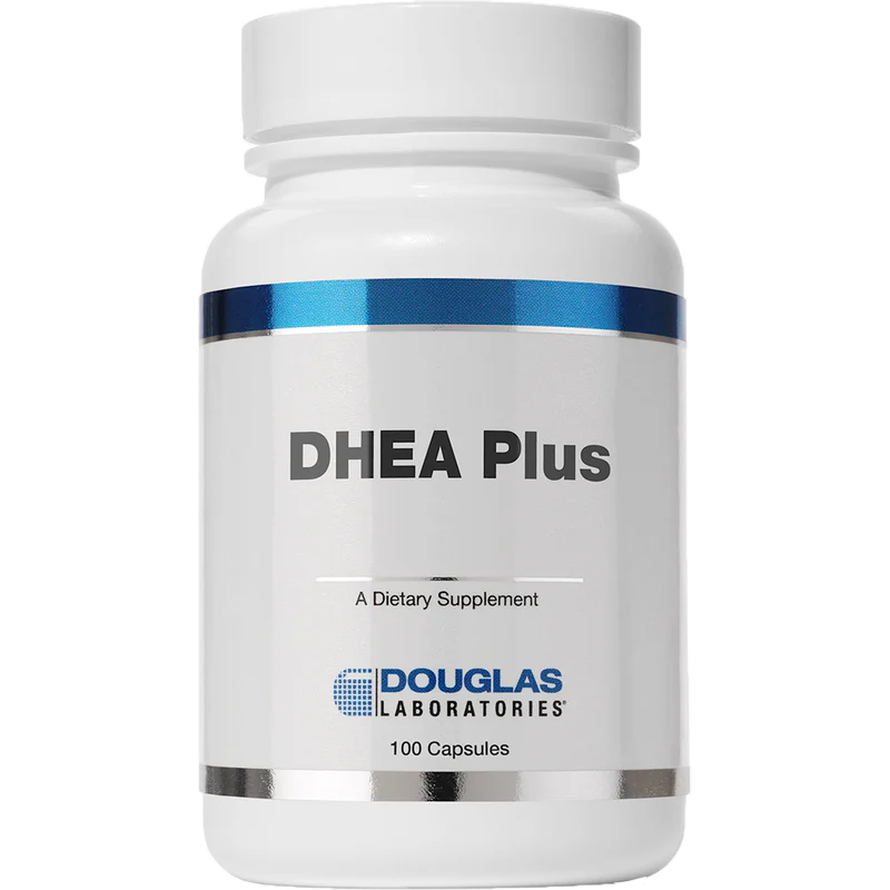 Douglas Labs DHEA Plus Supplement - 25mg Natural Hormone Support for Energy, Vitality & Well-Being | Adrenal & Immune System Boost | Men & Women | Daily Wellness Support for Stress Relief & Healthy Aging