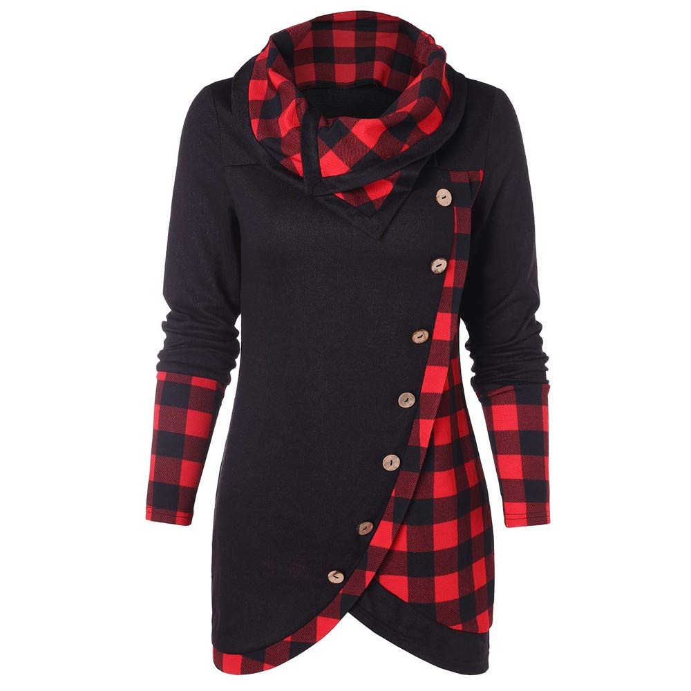 Women's Business Casual Tops - Long Sleeve Crewneck Loose Fall Pullover Tunic Shirts with Side Split | Perfect for Office Wear, Autumn Outfits & Casual Fridays