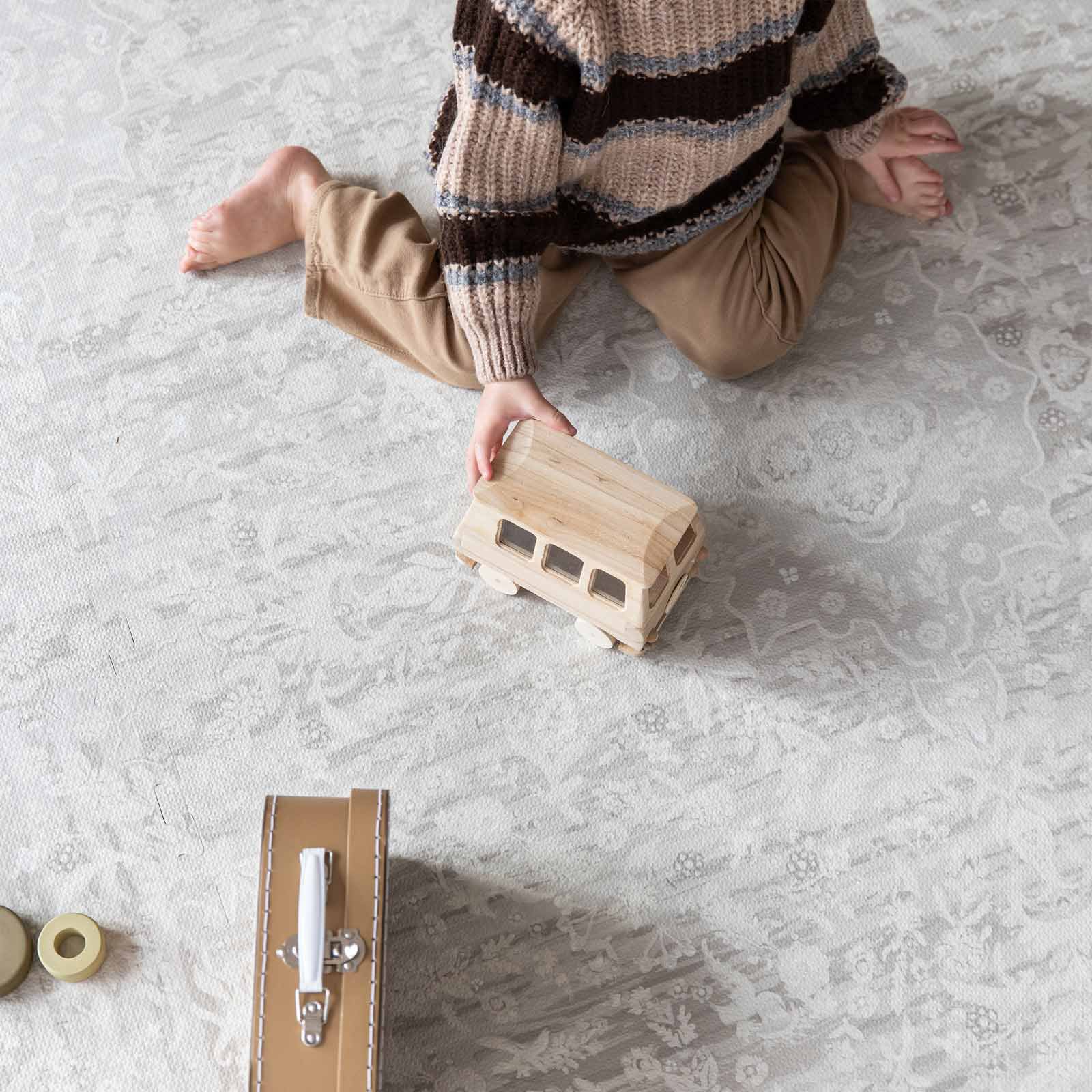 Little Nomad Play Mat | Emile - Non-Toxic, Eco-Friendly Baby Play Mat for Crawling & Tummy Time - Perfect for Nursery, Daycare & Home Play Areas