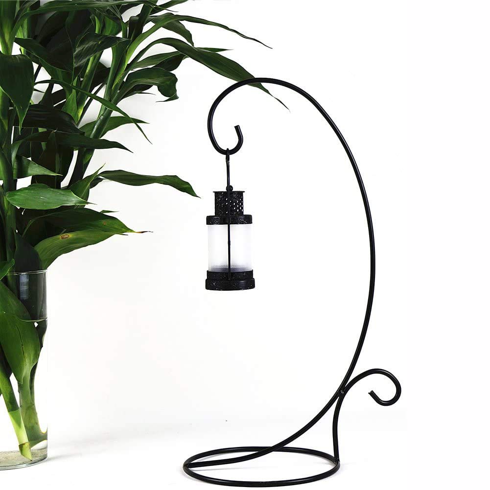 2-Pack Metal Ornament Display Stands - Tall Lightweight Iron Holder for Hanging Globes, Air Plants & Terrariums - Perfect for Christmas Decor, Wedding Centerpieces, Home Party Crafts & Witch Ball Displays