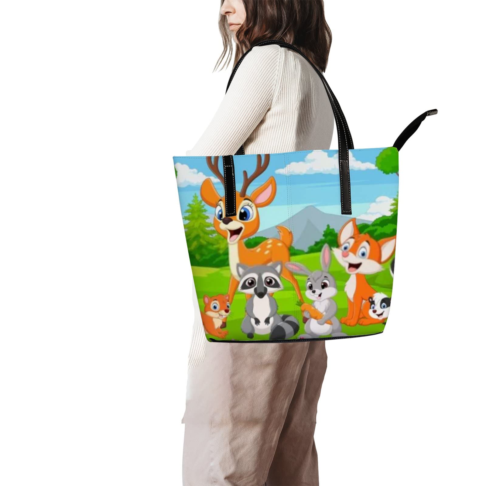 Premium Leather Tote Bag for Women - Stylish Crossbody Handbag with Adjustable Strap, Spacious Work Tote for Office, Travel & Daily Use