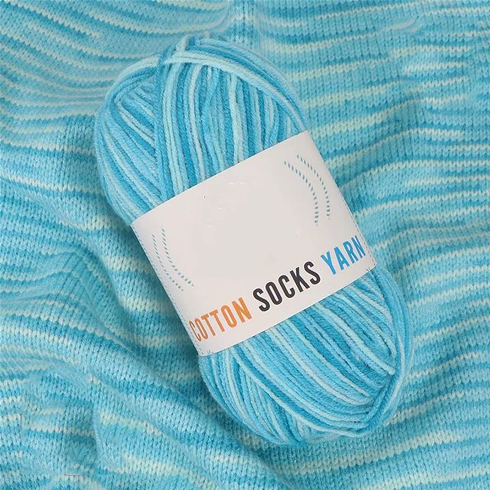 Premium Milk Cotton Knitting Yarn - Soft Rainbow Crochet Thread for DIY Crafts, Baby Clothes & Scarves (Color A, One Size) - Perfect for Knitting, Crocheting & Handmade Gifts