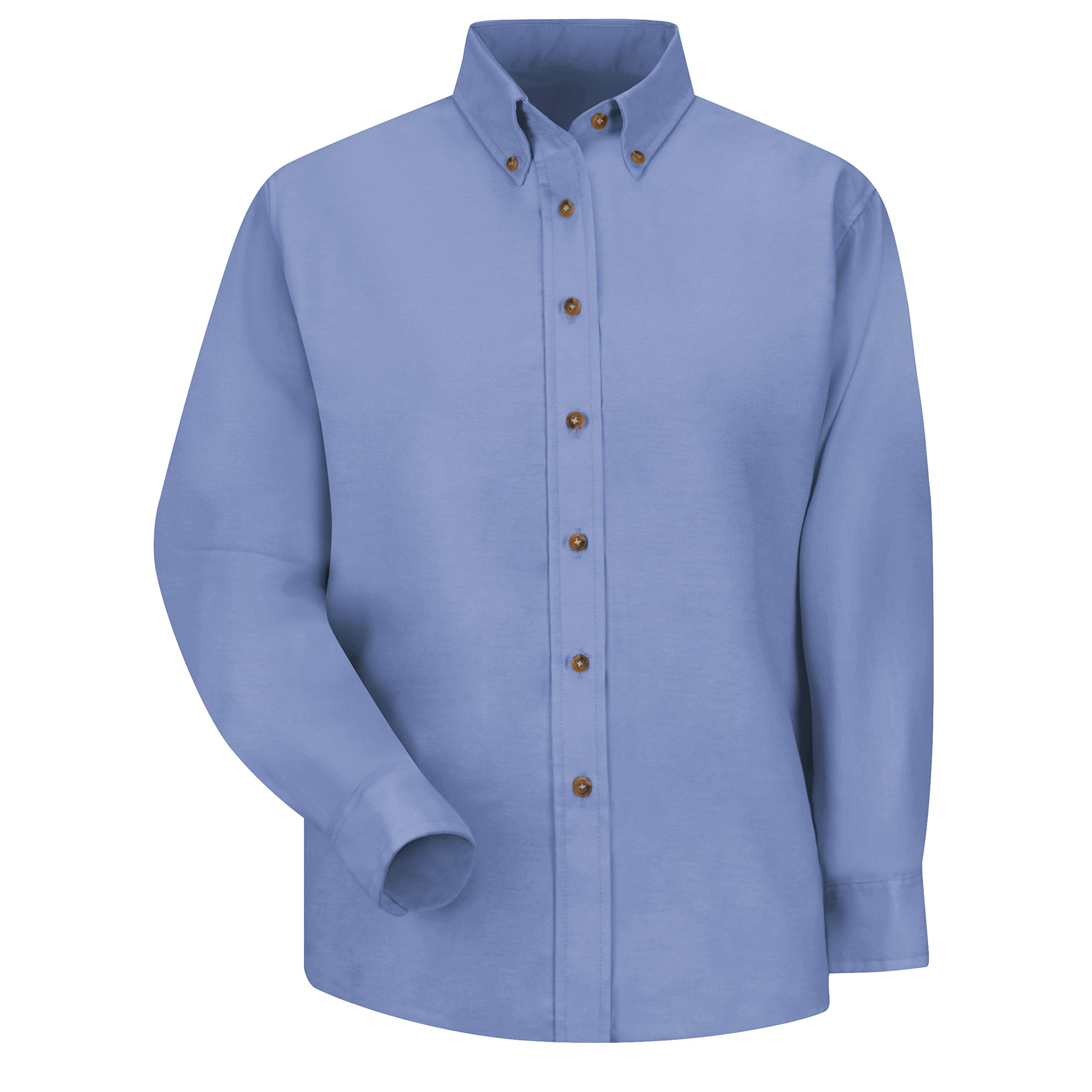 Red Kap Women's Poplin Dress Shirt - Professional Office Wear & Business Casual Attire for Women | Comfortable & Stylish Work Blouse for Corporate Events, Interviews & Daily Office Wear