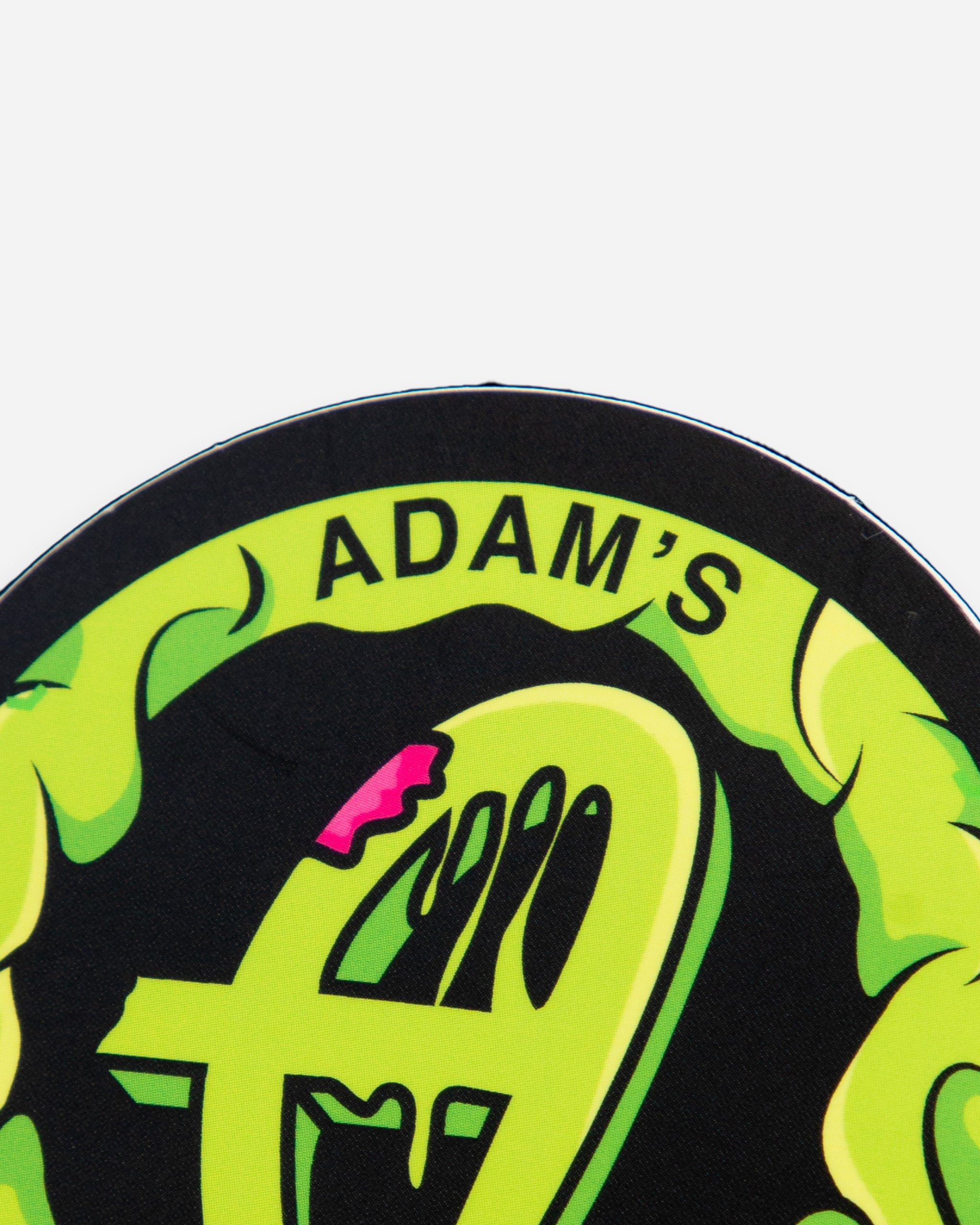 Adam's Halloween 3 Circle Stickers - Spooky Party Decorations, Pumpkin Carving, Trick or Treat Bags & Costume Accessories