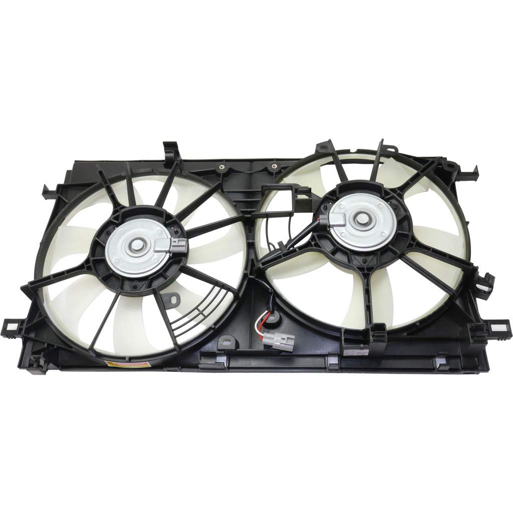 2016-2018 Toyota Prius Radiator Cooling Fan Replacement - Dual Fan Assembly Part# TO3115191 & 1671137160 - Perfect for Overheating Prevention & Summer Driving