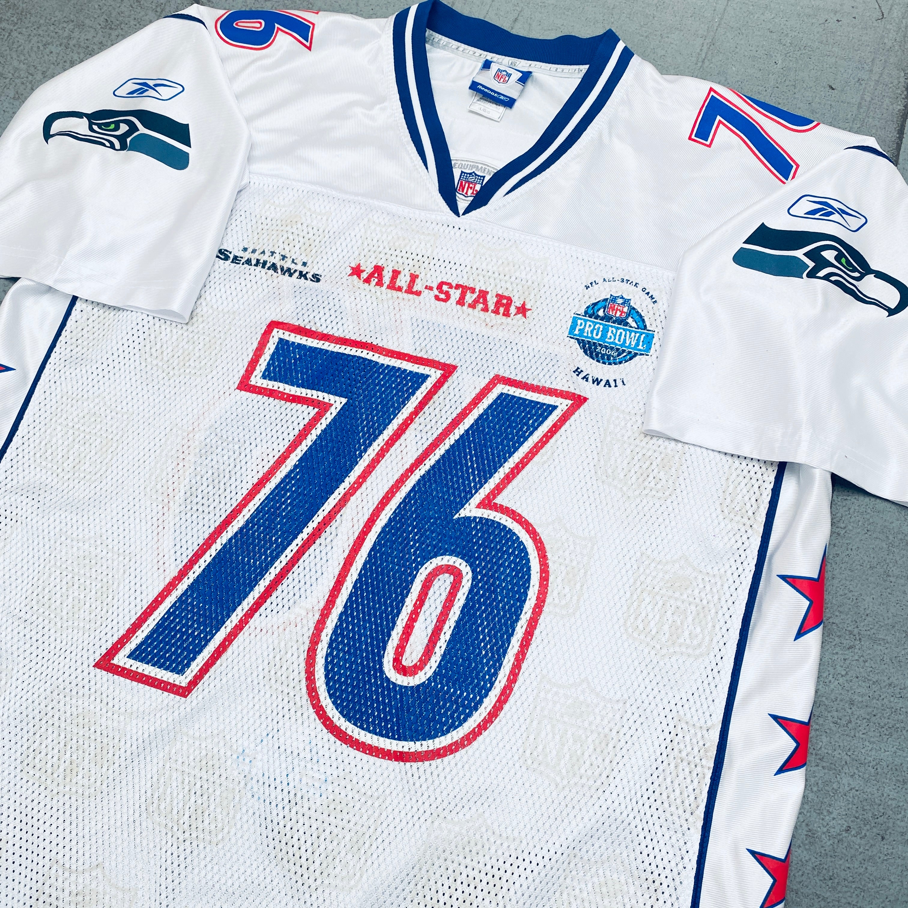Steve Hutchinson 2006 Pro Bowl Jersey - Seattle Seahawks NFL Football Jersey for Men, Game Day & Fan Collection - Perfect for Football Games, Tailgating, and Seahawks Memorabilia Display