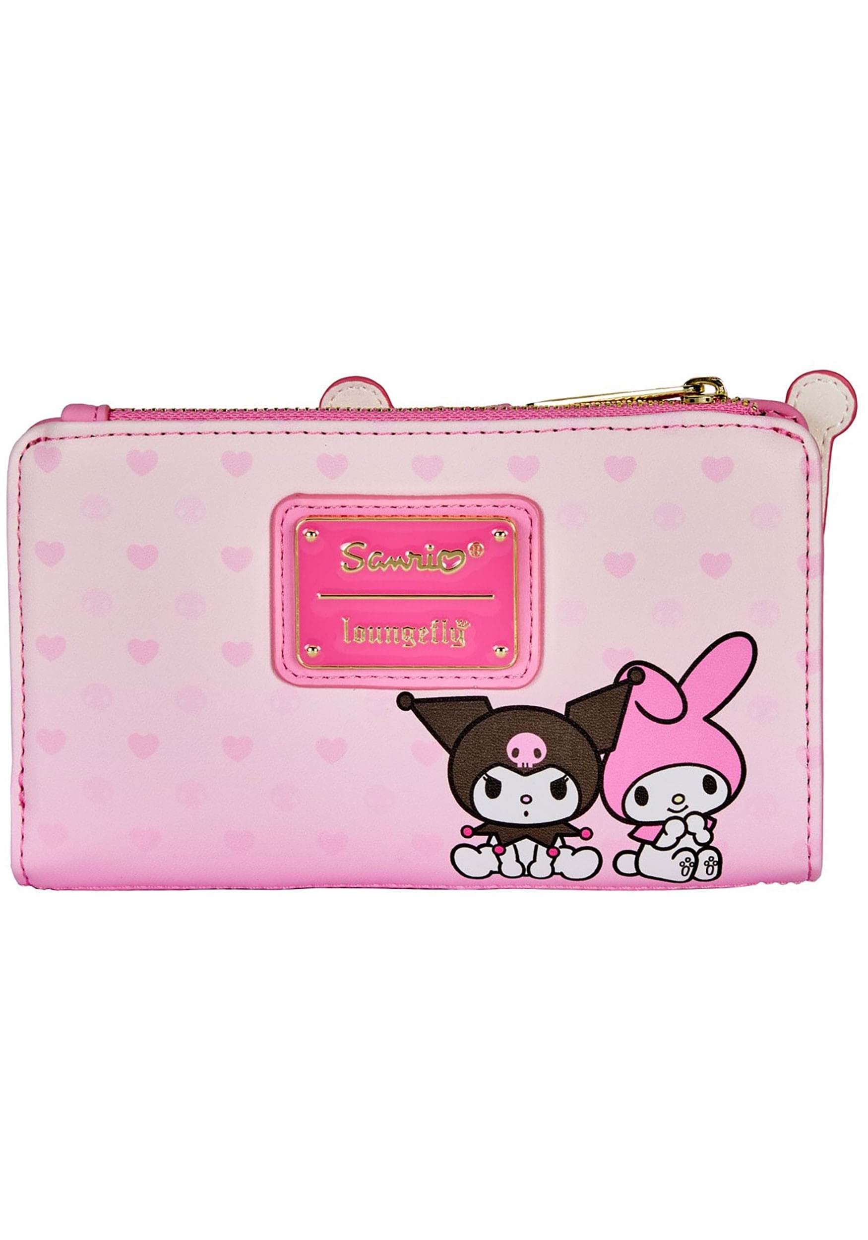 Loungefly Sanrio My Melody & Kuromi Bifold Wallet - Cute Pink Anime Character Wallet for Girls & Women | Perfect for Cosplay, Collectors, and Everyday Use