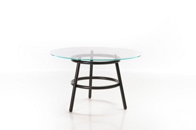 GTV Vico Magistretti 03 02 Bentwood Dining Table - Modern Wooden Round Table for Kitchen, Dining Room & Small Space Decor